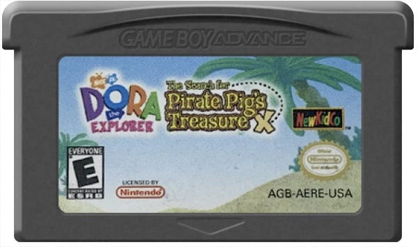 Dora the Explorer The Hunt for Pirate Pig's Treasure - Nintendo Game Boy Advance