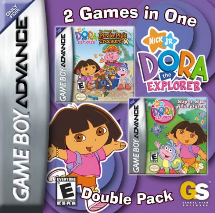 Dora the Explorer Double Pack - Nintendo Game Boy Advance
