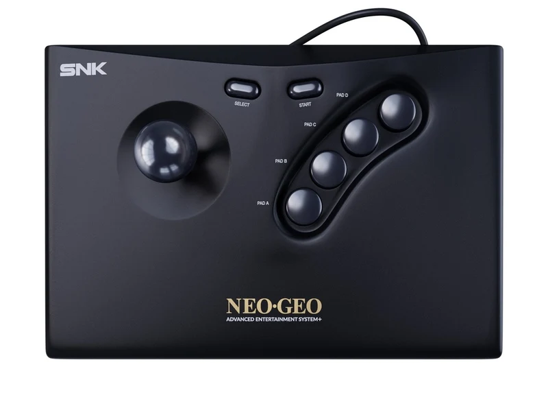 Neo Geo AES+ Arcade Stick Wireless Black