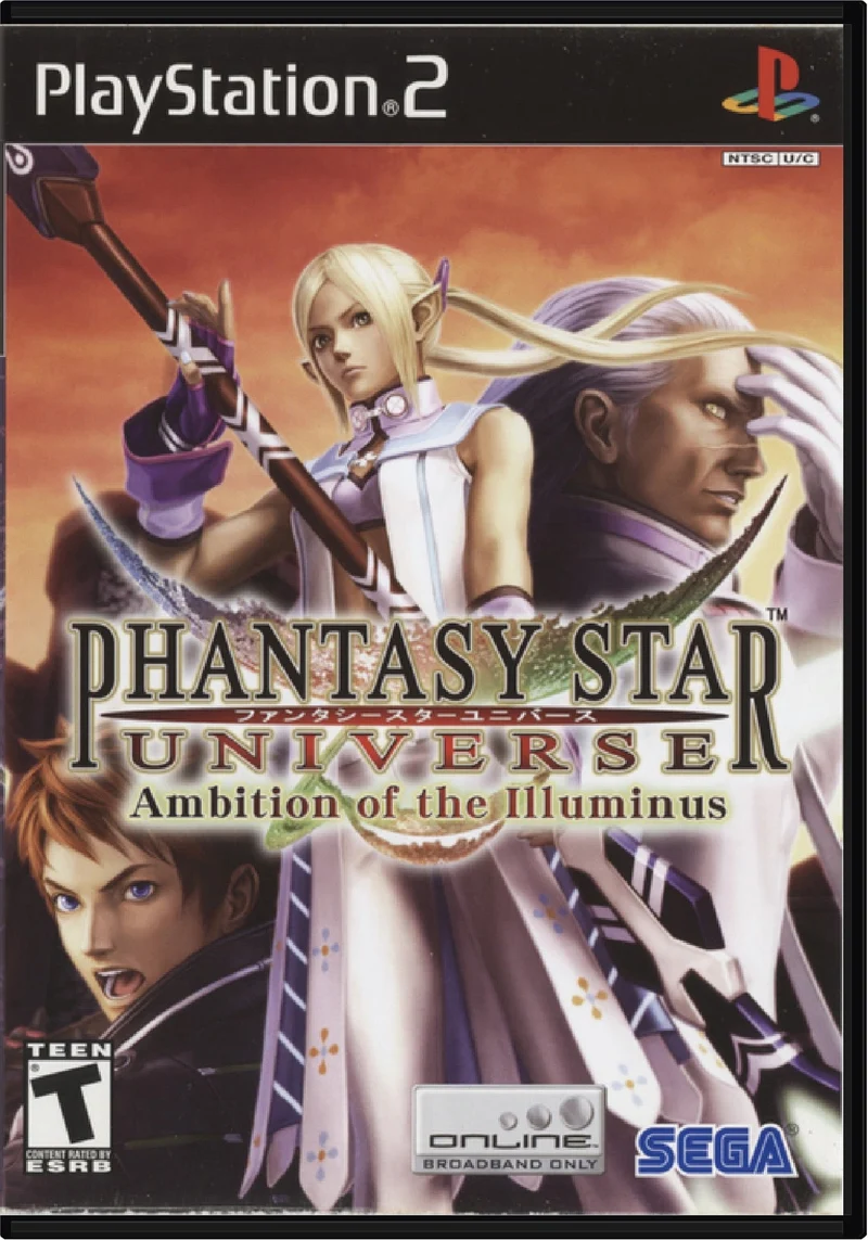 Phantasy Star Universe Ambition Of Illuminus Expansion - Sony PlayStation 2 (PS2)