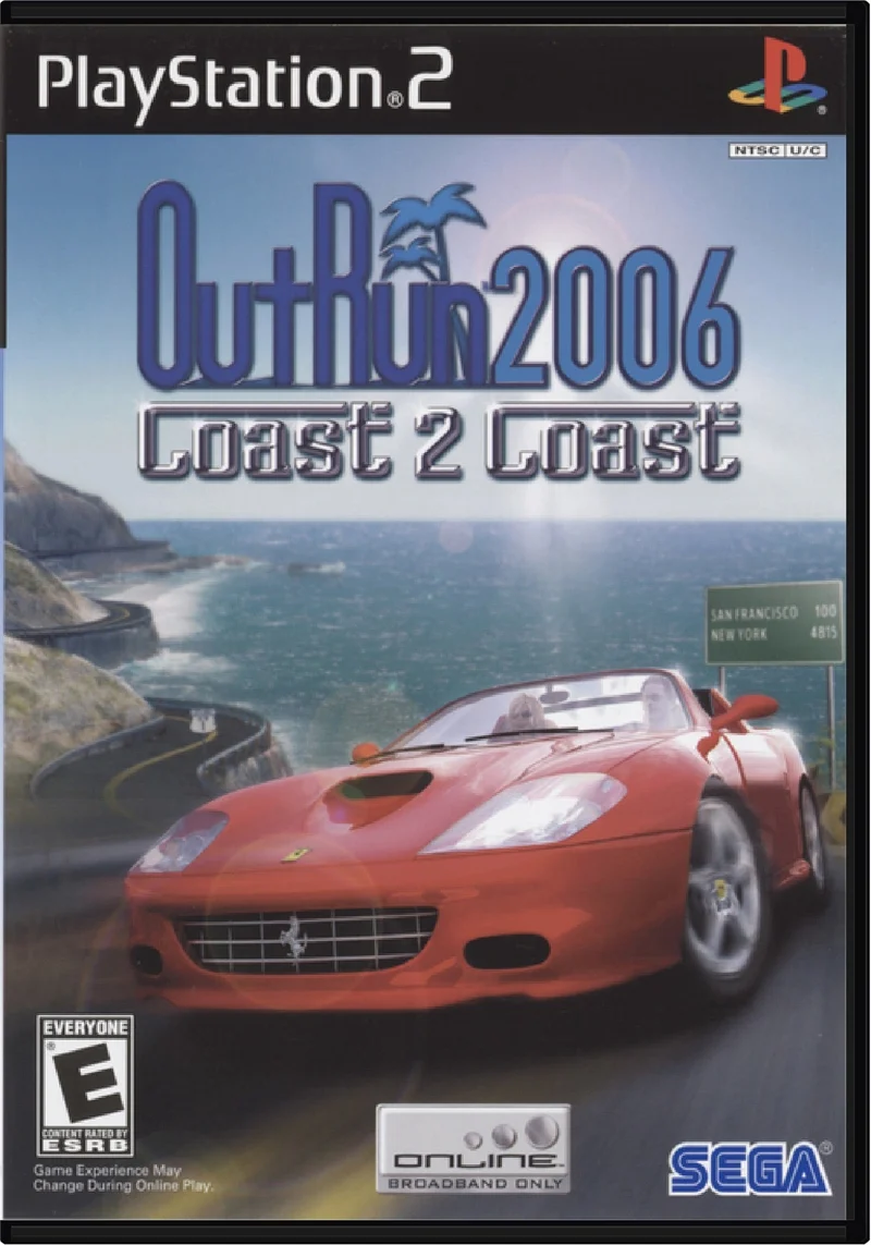 OutRun 2006 Coast 2 Coast - Sony PlayStation 2 (PS2)