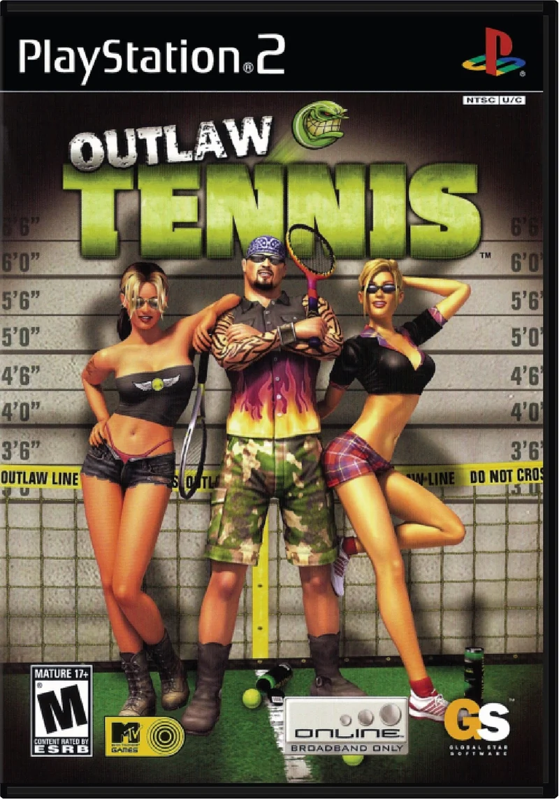 Outlaw Tennis - Sony PlayStation 2 (PS2)
