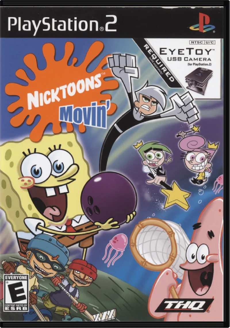 Nicktoons Movin' - Sony PlayStation 2 (PS2)