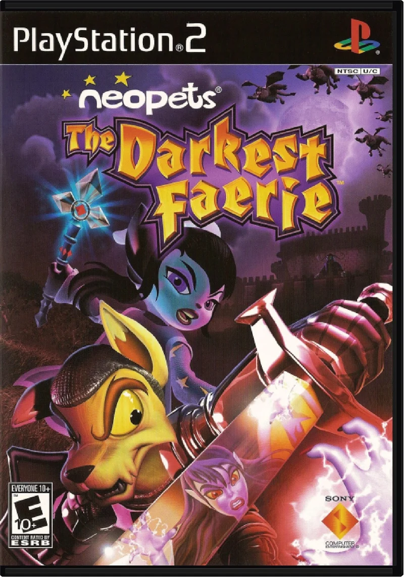 NeoPets the Darkest Faerie - Sony PlayStation 2 (PS2)