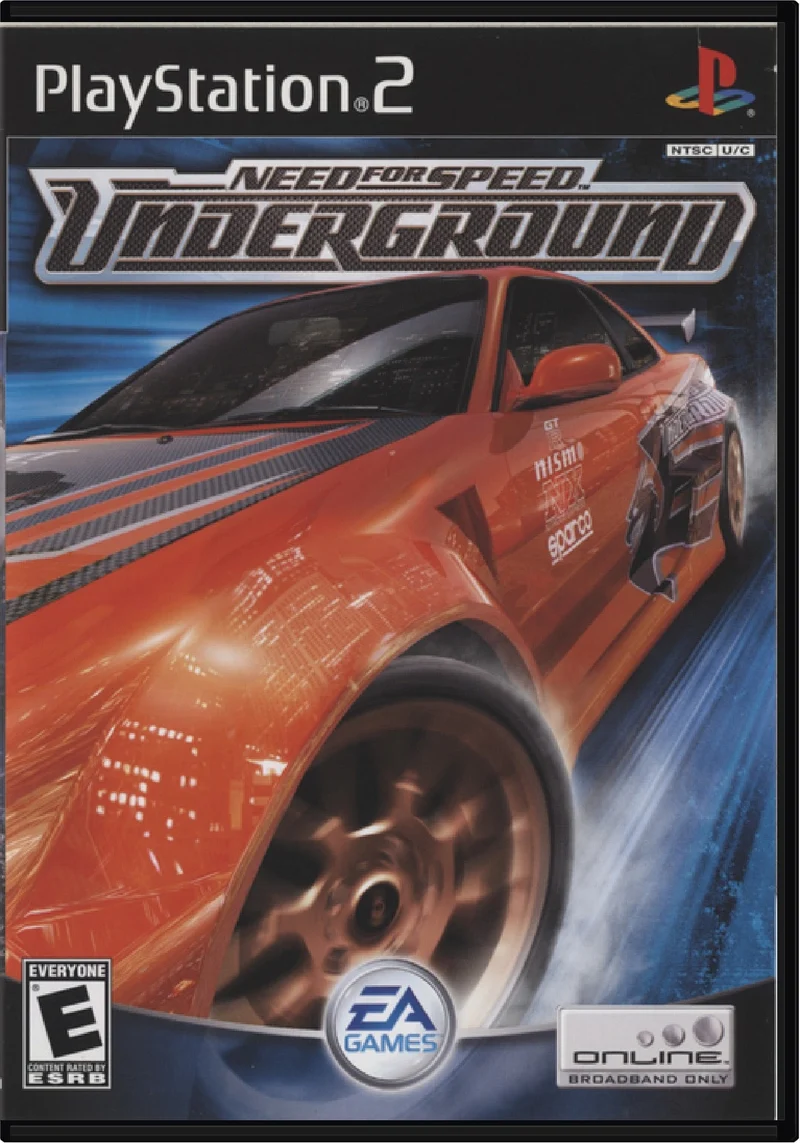 Need for Speed Underground - Sony PlayStation 2 (PS2)