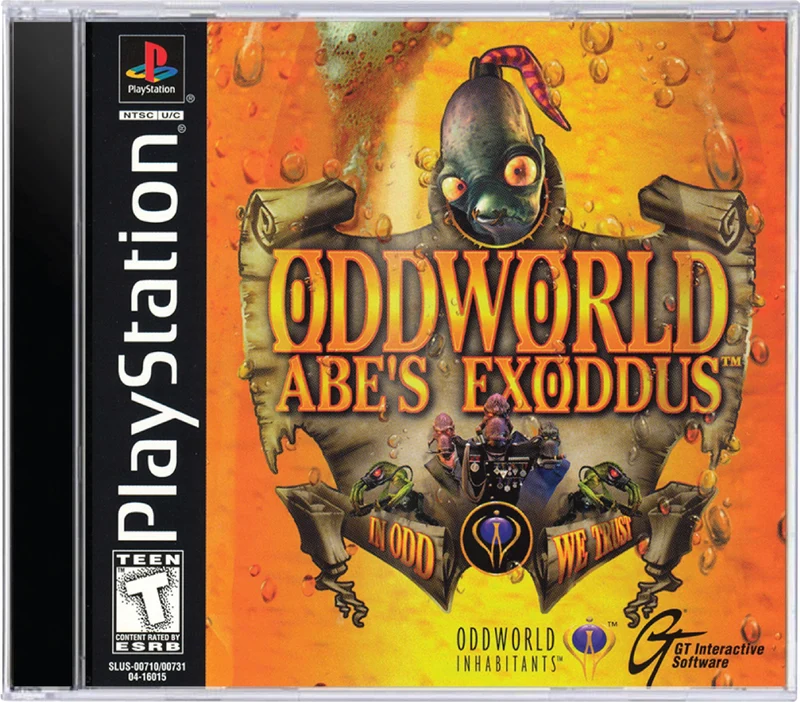 Oddworld Abe's Exoddus - Sony PlayStation 1 (PS1)