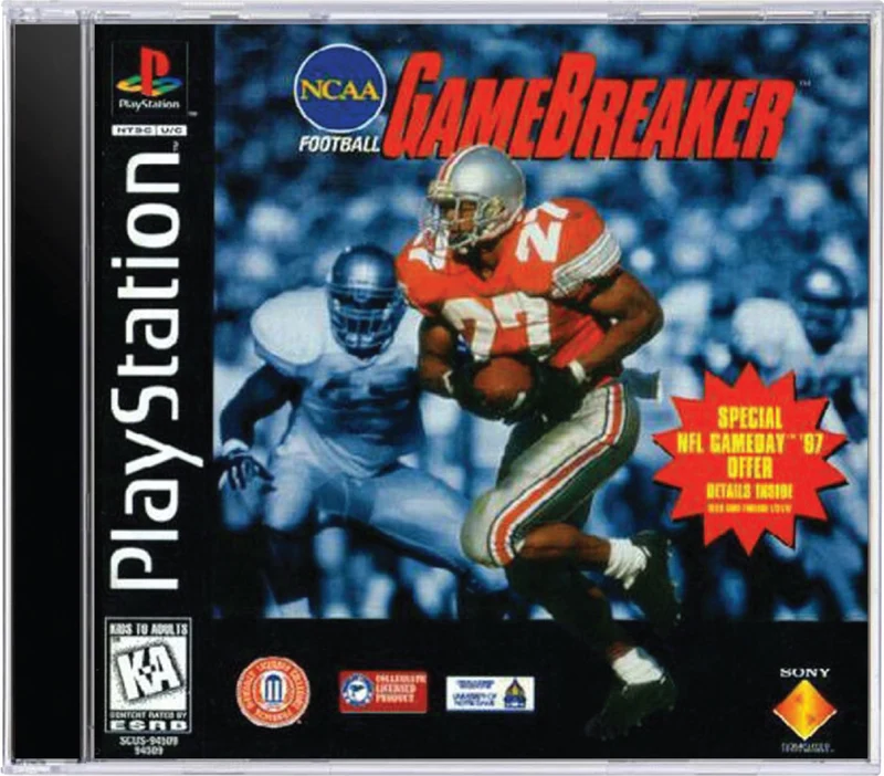 NCAA Gamebreaker - Sony PlayStation 1 (PS1)