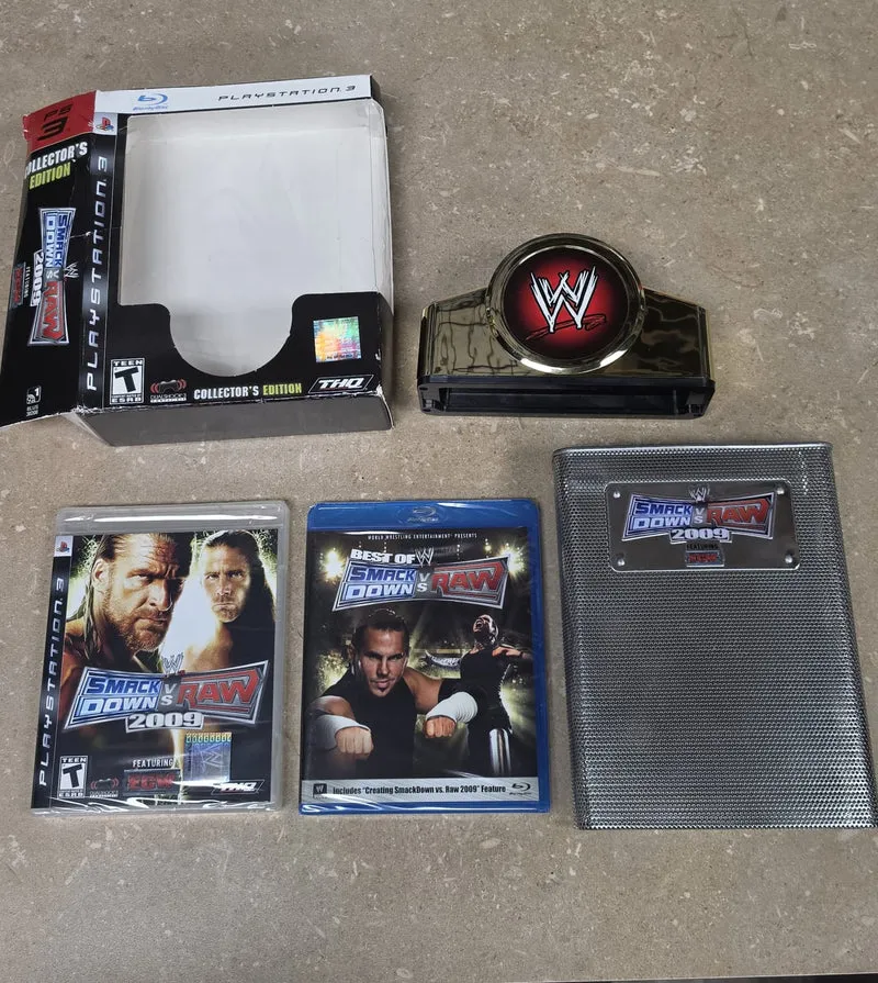 WWE Smackdown vs. Raw 2009 Collector's Edition - Sony PlayStation 3 (PS3)