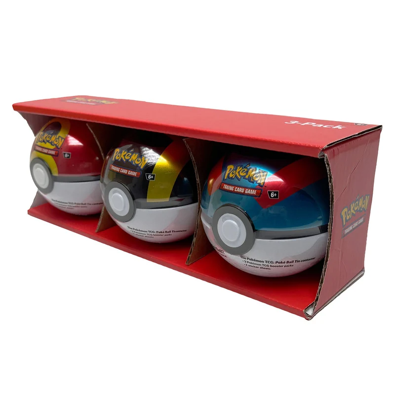 Pokemon TCG: Poke Ball Tins 3-Pack