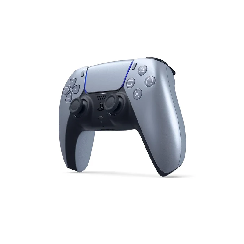 PS5 Official Sony DualSense Wireless Controller (Sterling Silver) + 1 Year Warranty by Sony Singapore