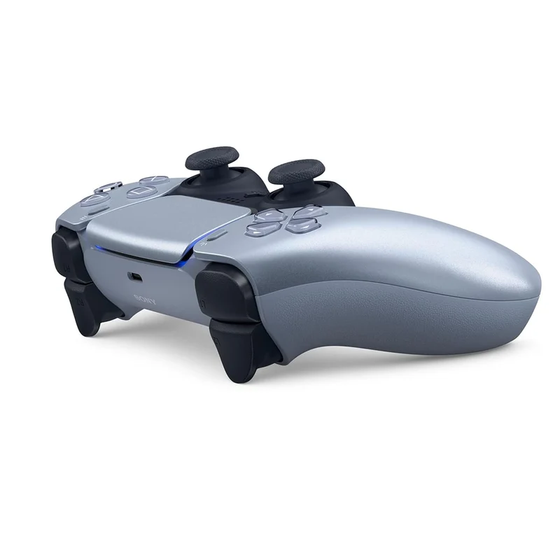 PS5 Official Sony DualSense Wireless Controller (Sterling Silver) + 1 Year Warranty by Sony Singapore