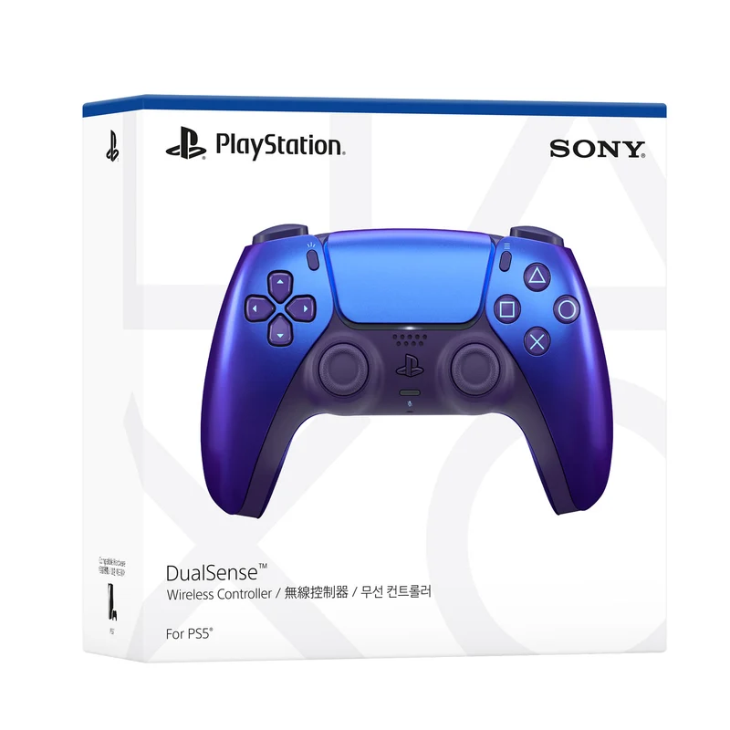 PS5 Official Sony DualSense Wireless Controller (Chroma Indigo) + 1 Year Warranty by Sony Singapore