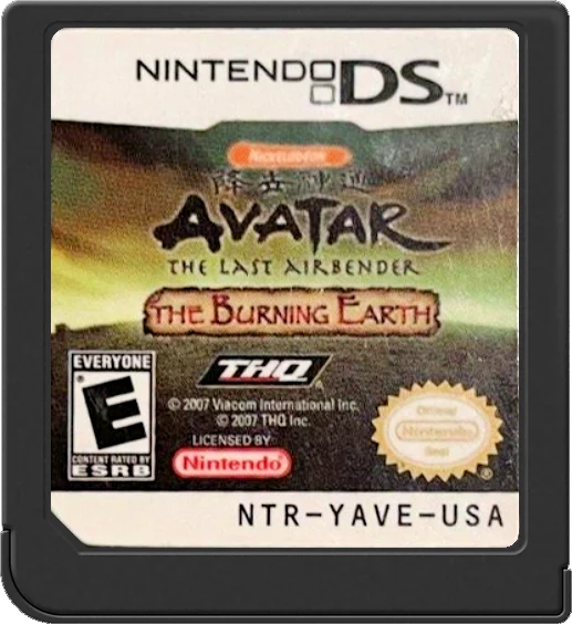 Avatar The Burning Earth - (Game Only) (Nintendo DS)