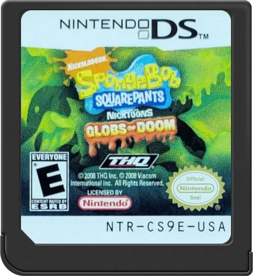 SpongeBob SquarePants Featuring Nicktoons Globs of Doom - (Game Only) (Nintendo DS)