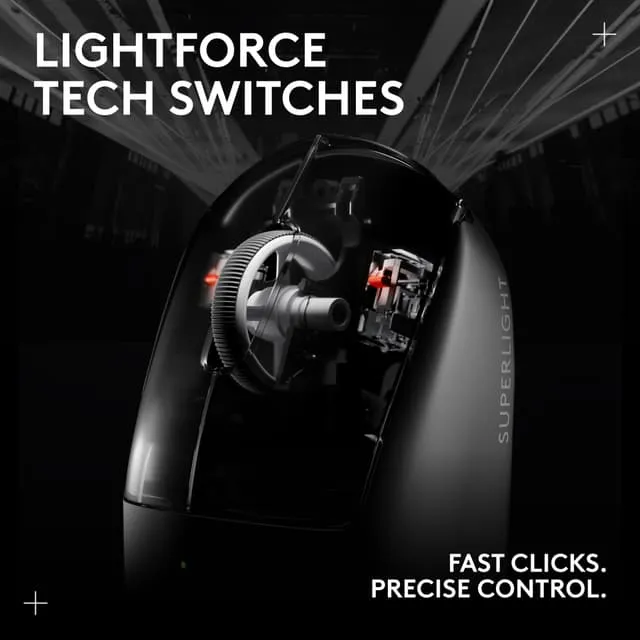 Logitech G Pro X Superlight 2 Wireless Gaming Mouse, Black
