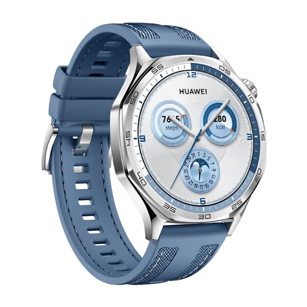 Huawei Watch GT 5 46mm Smartwatch, Blue + FreeBuds 5i True Wireless Earbuds