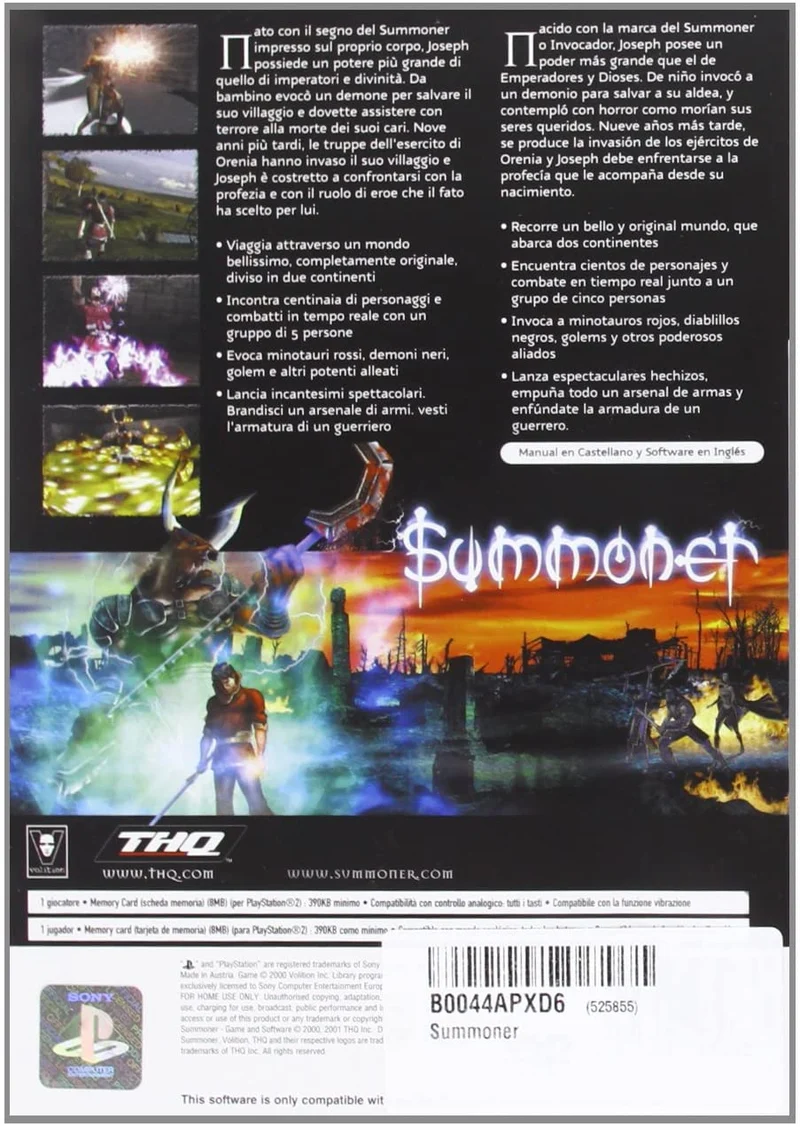SUMMONER PLAYSTATION 2 EDIZIONE ITALIANA