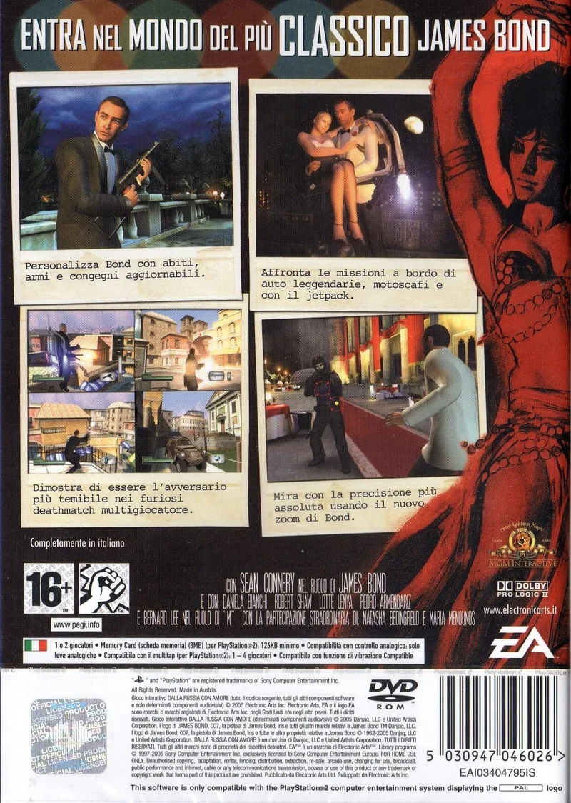 007 DALLA RUSSIA CON AMORE PLAYSTATION 2 EDIZIONE ITALIANA
