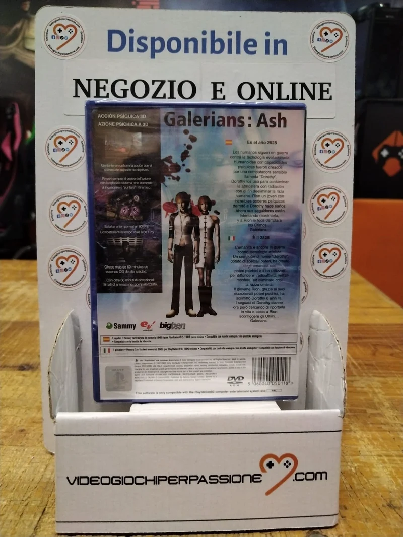 Galerians : Ash PLAYSTATION 2 VERSIONE ITALIANA