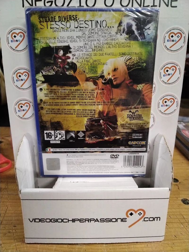 DEVIL MAY CRY 3 DANTE'S AWAKENING PLAYSTATION 2 VERSIONE ITALIANA