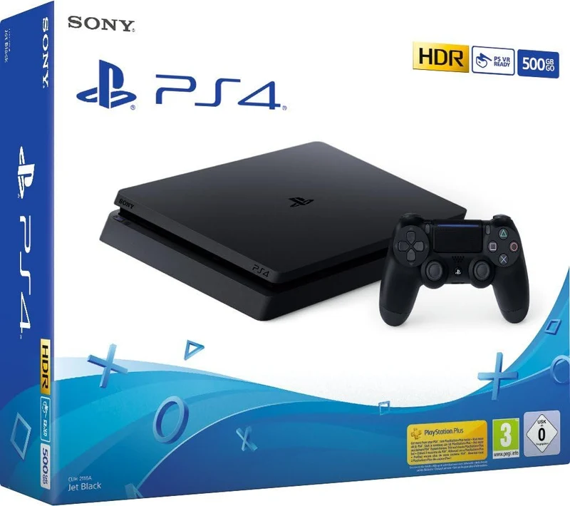 CONSOLE PLAYSTATION 4 500GB F CHASSIS SLIM BLACK (nuova)