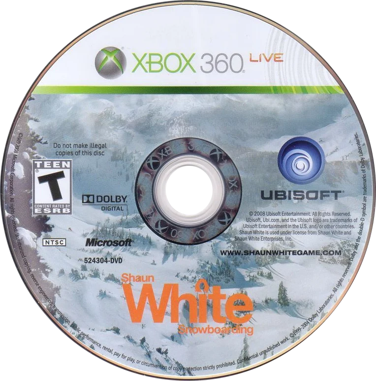 Shaun White Snowboarding - (Game Only) (Xbox 360)