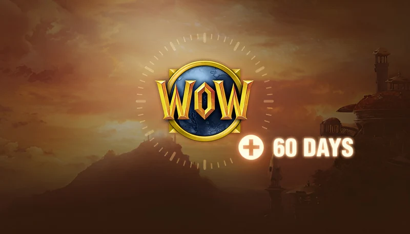 World of Warcraft 60 Day Game Time