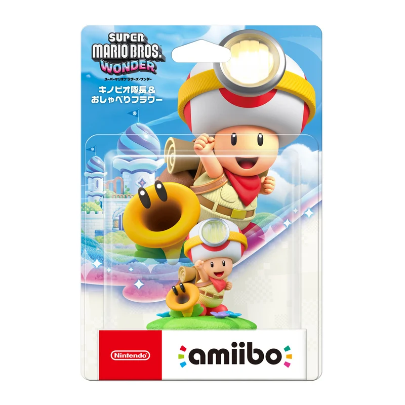 Amiibo Super Mario Bros. Wonder Series [Captain Toad & Talking Flower]
