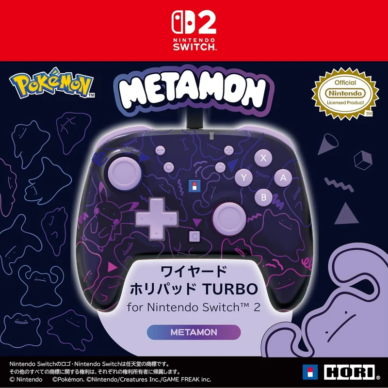 HORI Wired HORIPAD Turbo for Nintendo Switch 2 [Metamon Series]