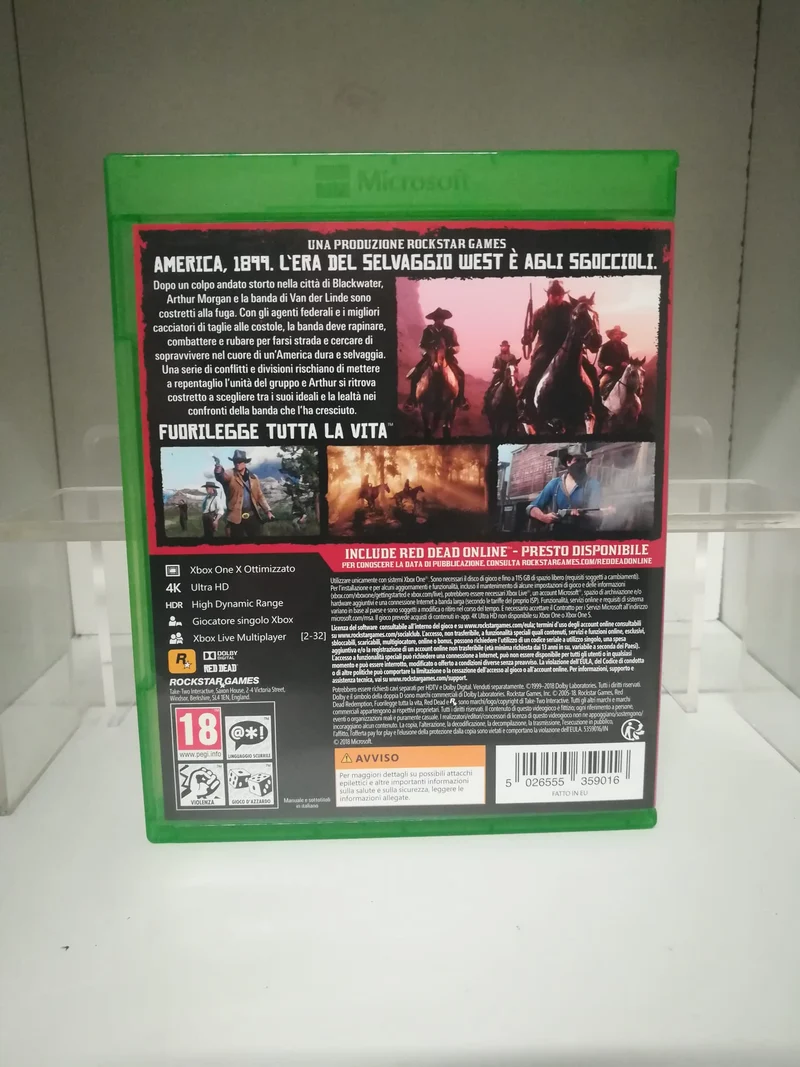 RED DEAD REDEMPTION II XBOX ONE (versione italiana-usato garantito)
