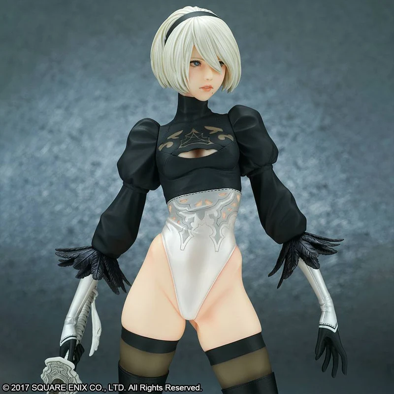 NieR:Automata PVC Statue 2B (YoRHa No. 2 Type B) Deluxe Version 28 cm