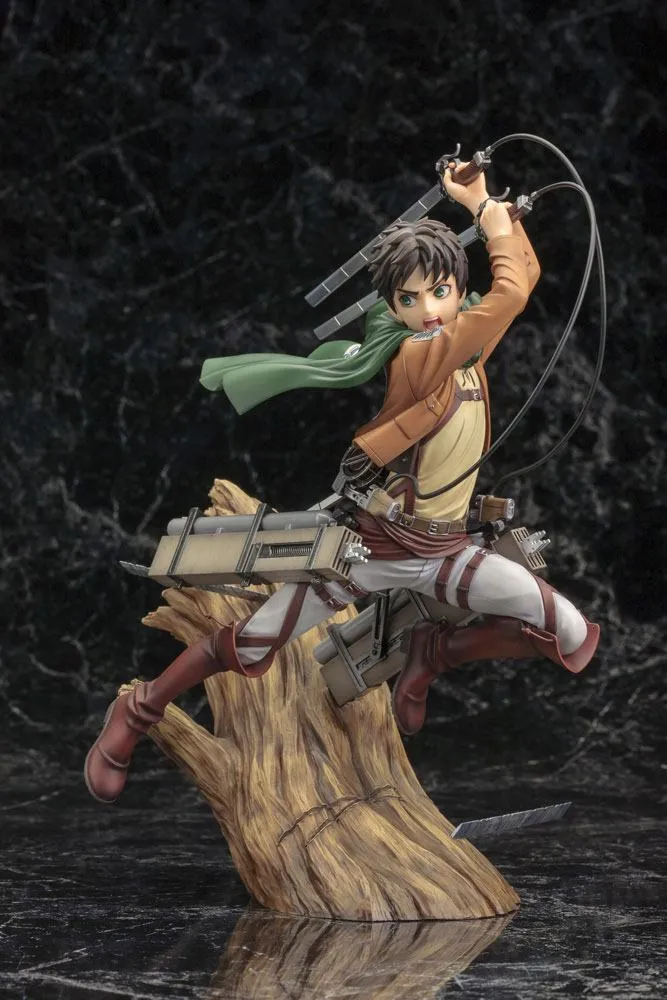Attack on Titan ARTFX J Statue 1/8 Eren Yeager Renewal Package Ver. 35 cm