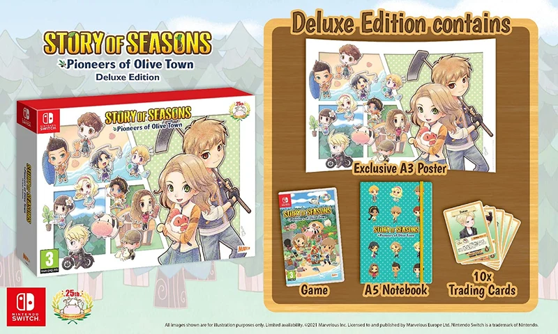 Story of Seasons: Pioneers of Olive Town Deluxe Edition Nintendo Switch Edizione Europea