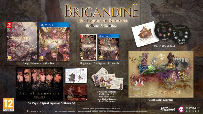 Brigandine: The Legend of Runersia Collector's Edition Nintendo Switch Edizione Europea