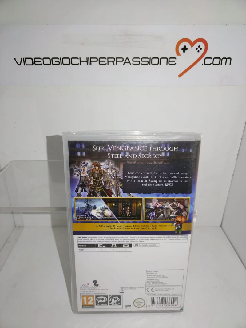 Fallen Legion Revenants Vanguard Edition Nintendo Switch Edizione Regno Unito