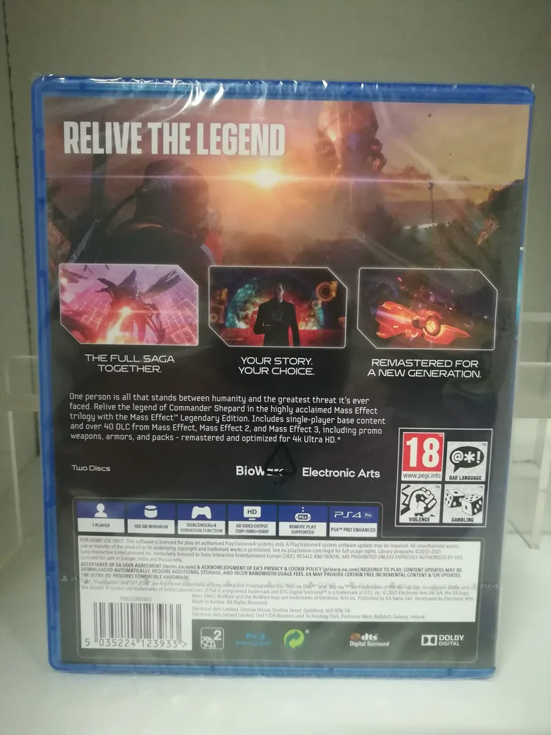 Mass Effect Legendary Edition Playstation 4 Edizione Europea