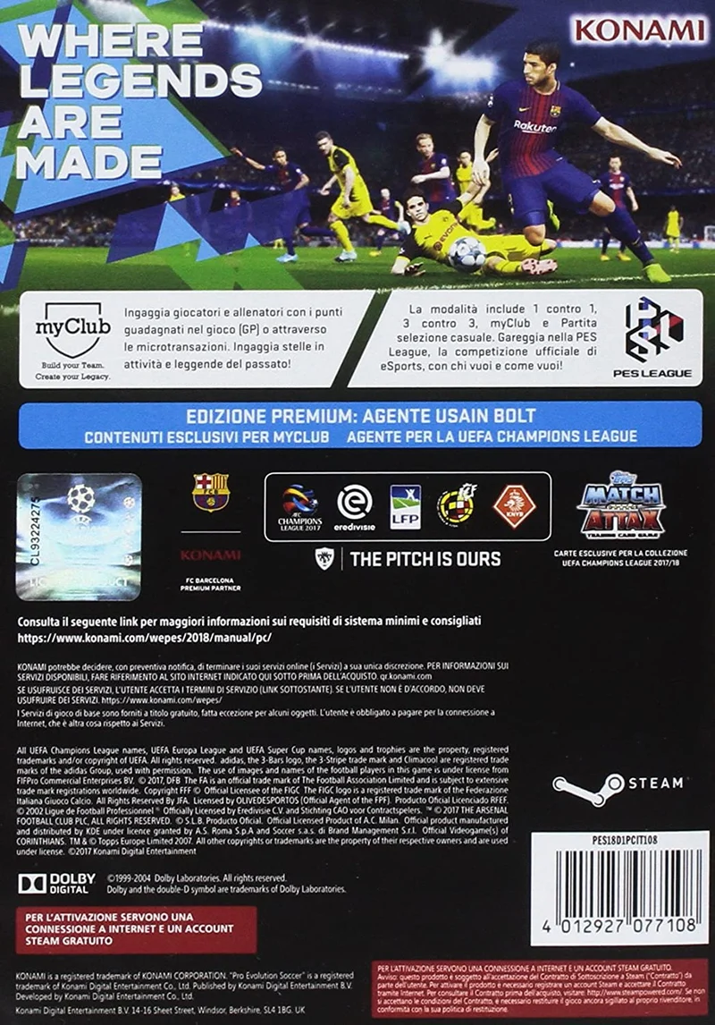 PES 2018 PC (versione italiana)