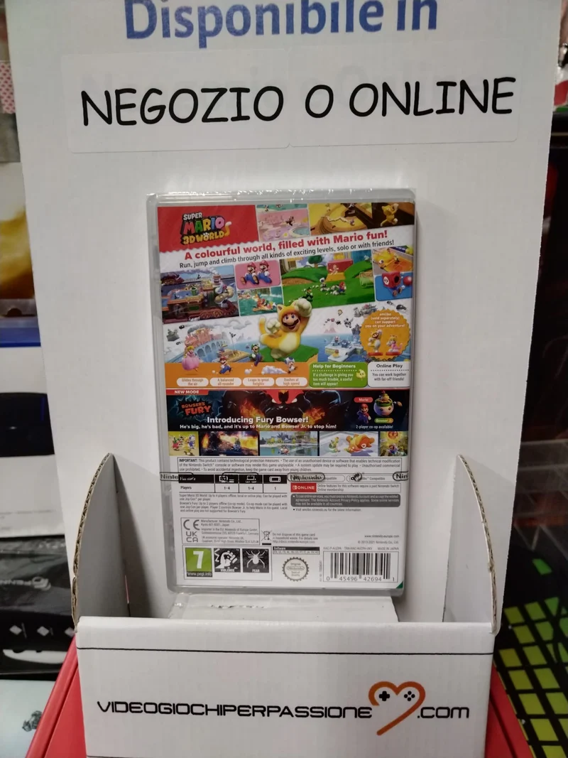 Super Mario 3D Worlds + Bowser's Fury Nintendo Switch Edizione Europea