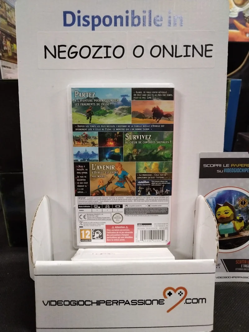 THE LEGEND OF ZELDA BREATH OF THE WILD NINTENDO SWITCH (usato garantito)