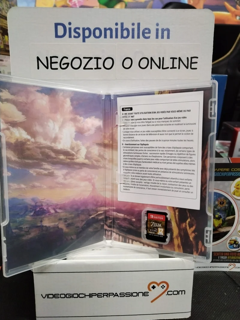 THE LEGEND OF ZELDA BREATH OF THE WILD NINTENDO SWITCH (usato garantito)