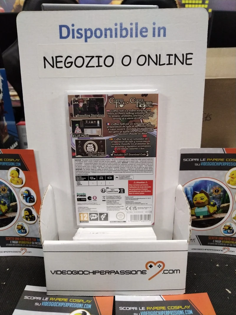 Coffee Talk 1 & 2 (Double Pack) - NINTENDO SWITCH Edizione Regno Unito