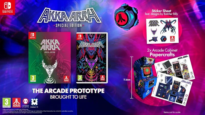 Akka Arrh Special Edition Nintendo Switch Edizione Regno Unito
