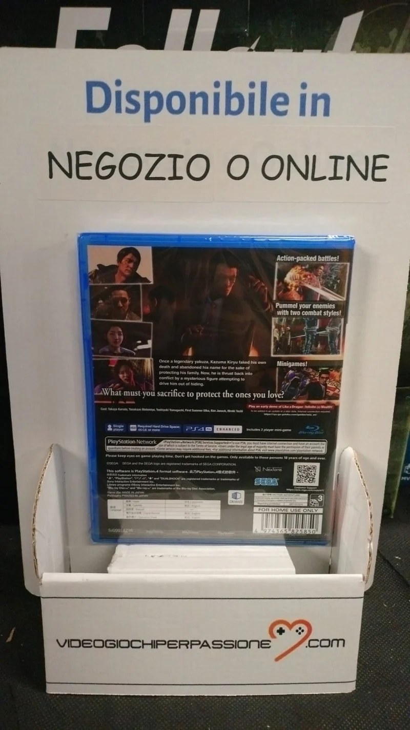 Like A Dragon Gaiden The Man Who Erased His Name [Yakuza Serie] - Playstation 4 Edizione Hong Kong