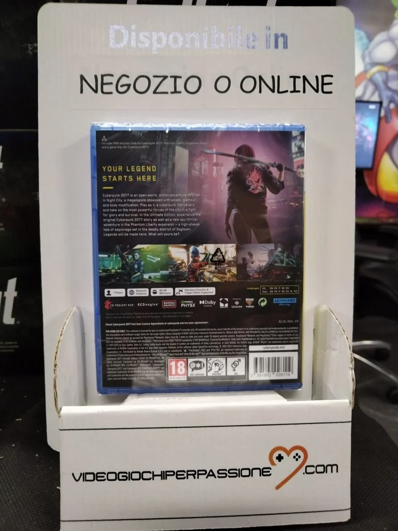 Cyberpunk 2077 Ultimate Edition Playstation 5 Edizione Italiana