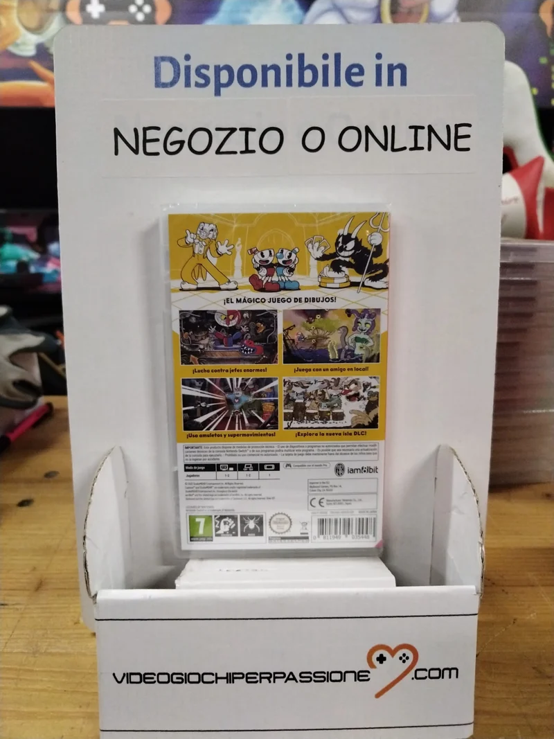 Cuphead Nintendo Switch Edizione Spagnola [Con Italiano]