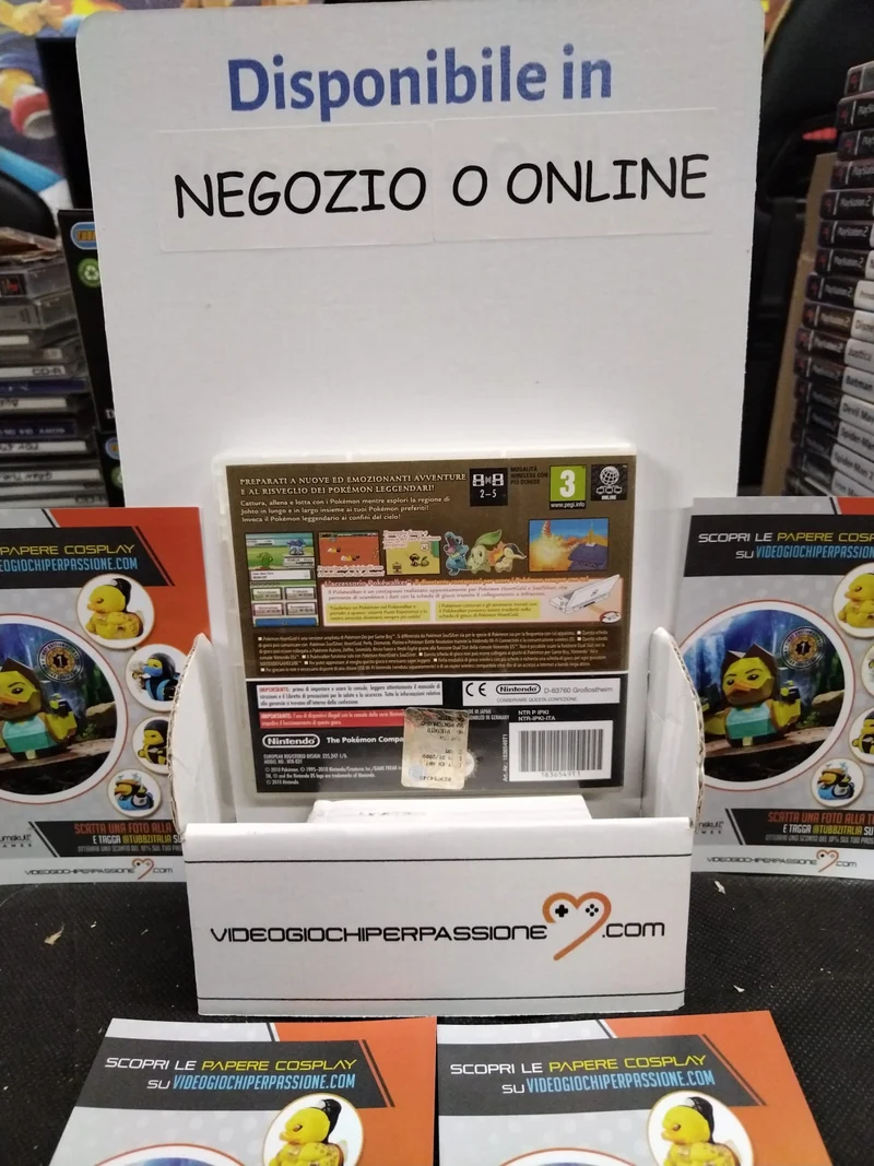 POKEMON VERSIONE ORO HEARTGOLD NINTENDO DS (versione ita. usato garantito)