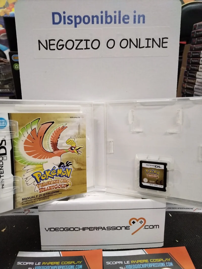 POKEMON VERSIONE ORO HEARTGOLD NINTENDO DS (versione ita. usato garantito)