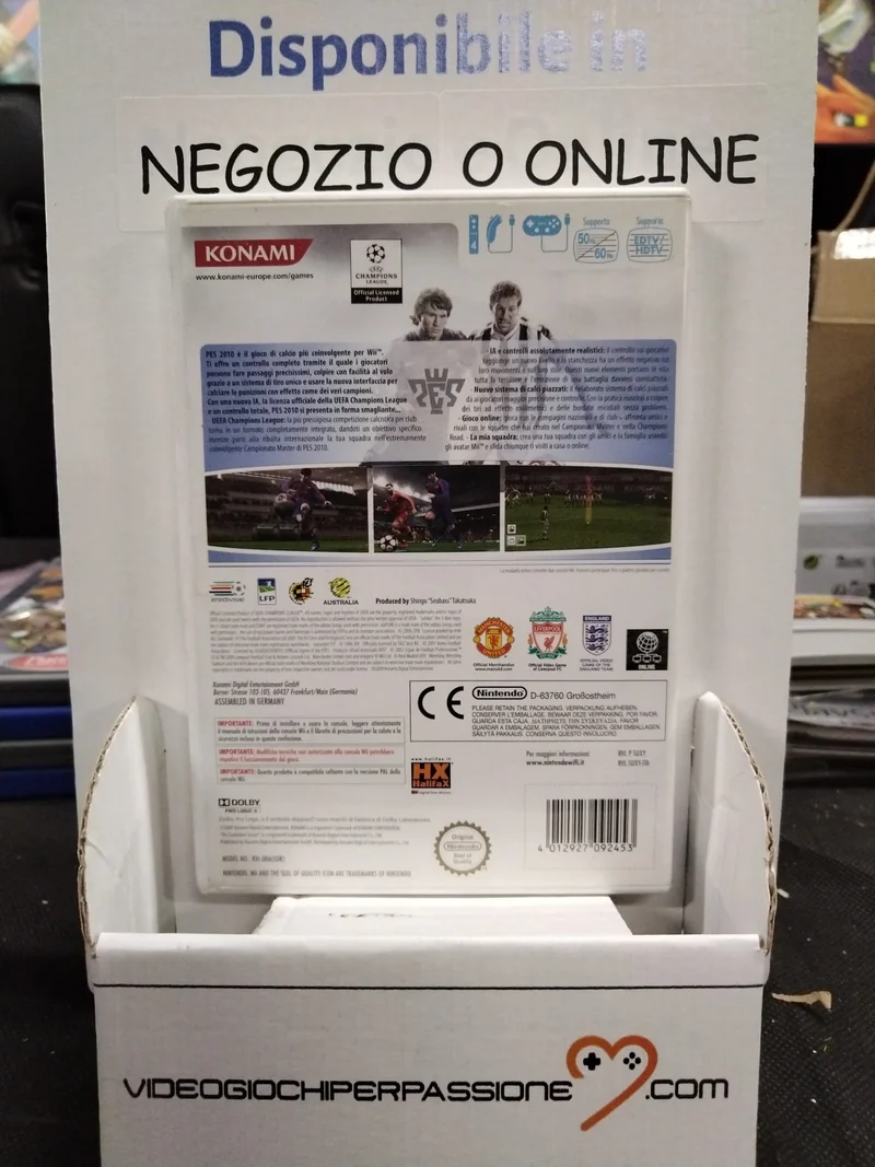 PES 2010 NINTENDO WII (usato)(versione ita.)