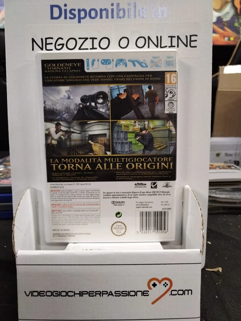GOLDENEYE 007 NINTENDO WII (usato)(versione ita.)