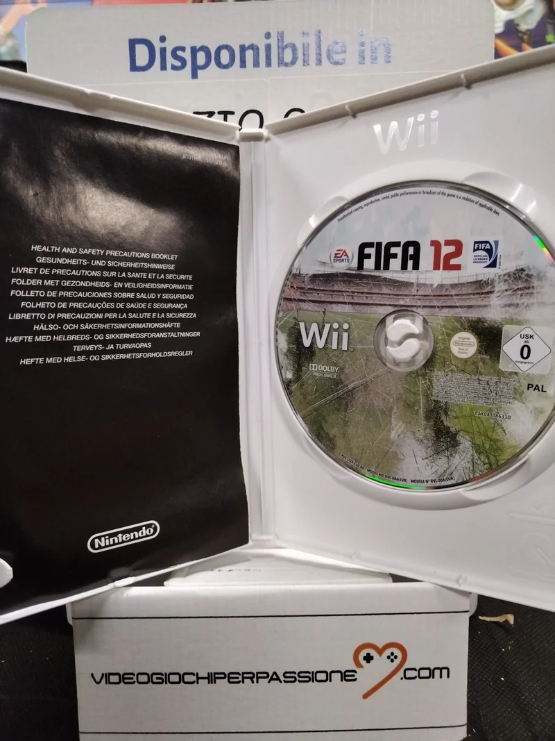 FIFA 12 NINTENDO WII (usato)(versione ita.)